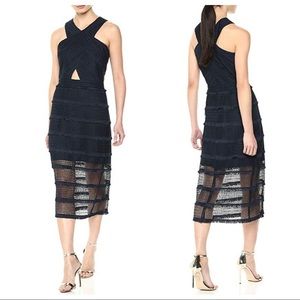 Sam Edelman Criss Cross Front Lace Dress